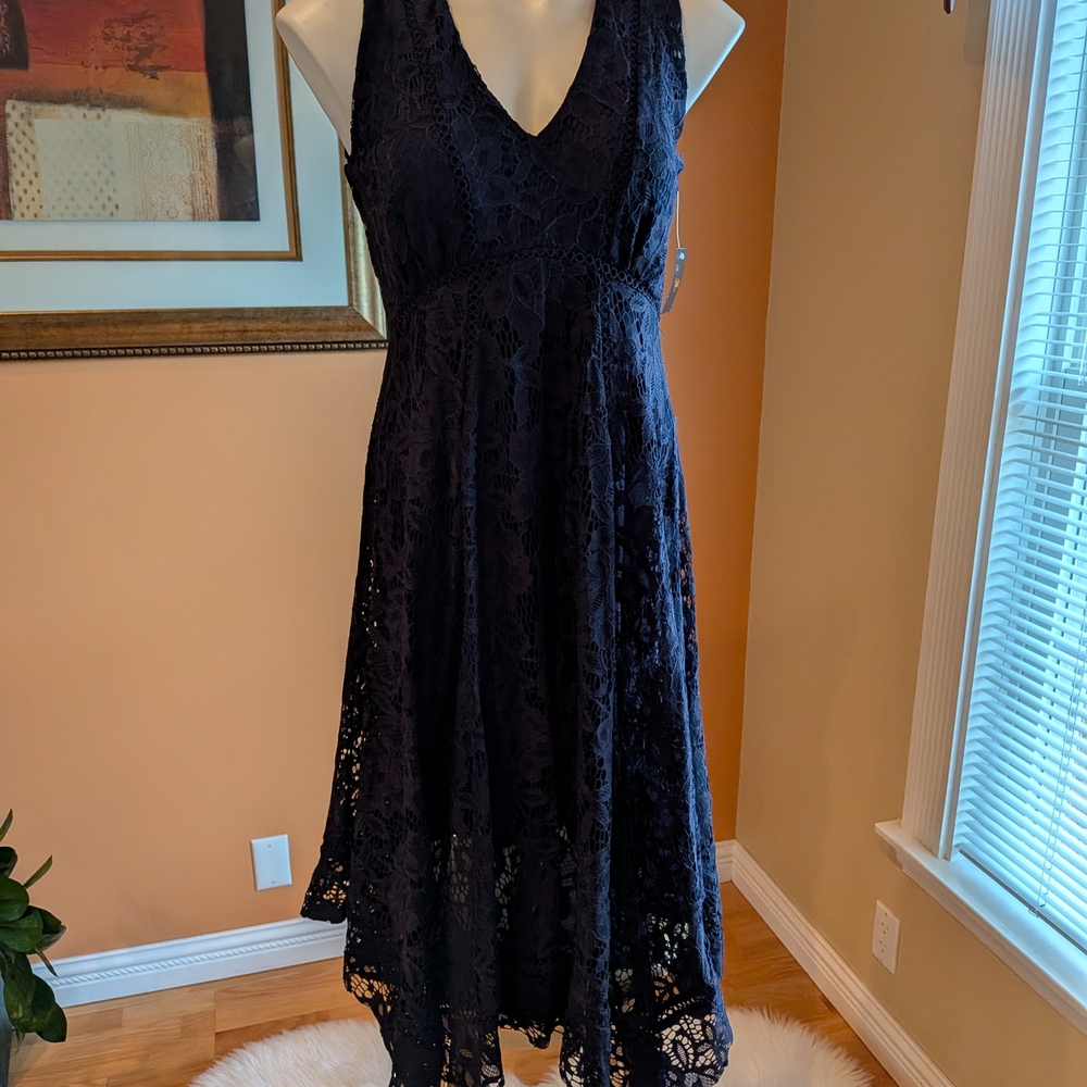 NEW Navy Taylor Lace Dress Size 4